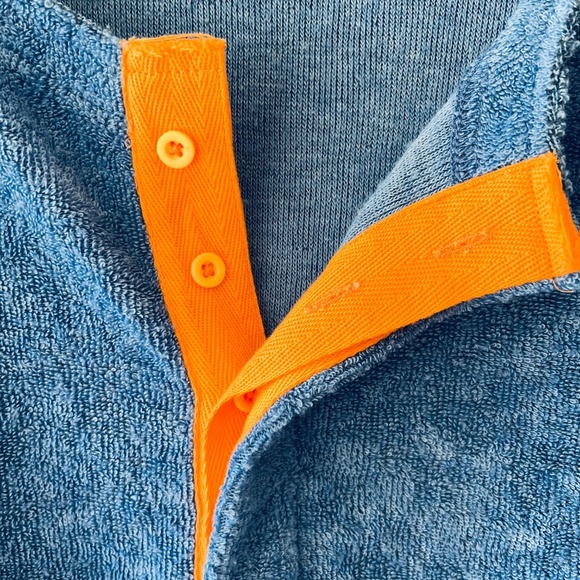 UO Sz L Purple Oversized Soft Terrycloth Popover Sweatshirt Swim Cover Up - Picture 9 of 10